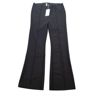 7 Diamonds REV Ribbed Flare Pull On Pants, Onyx Black Size Large NWT